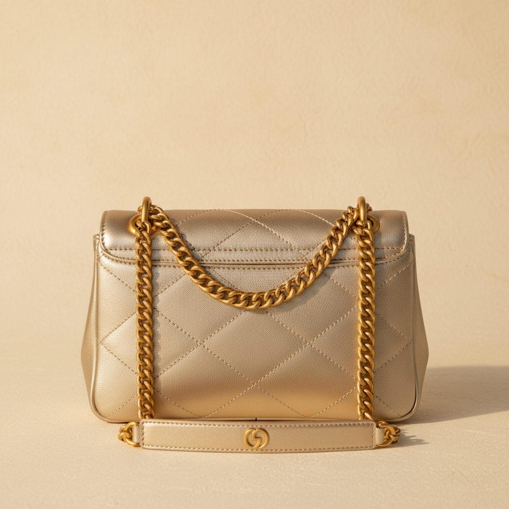 Champagne Gold Chain Bag