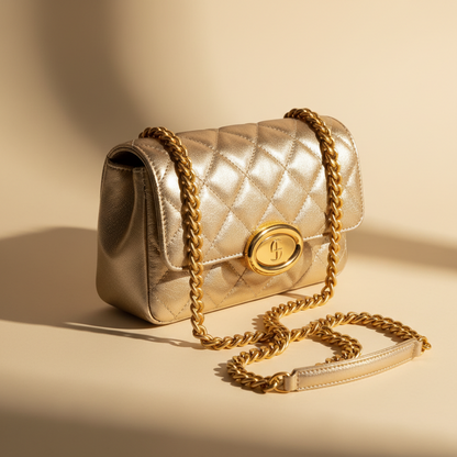 Champagne Gold Chain Bag