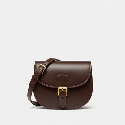 Caramel Luxe Saddle Bag
