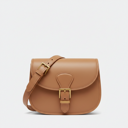 Caramel Luxe Saddle Bag